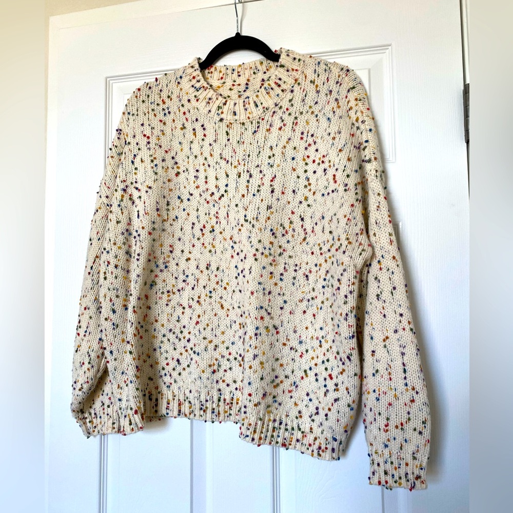 Cupshe confetti sweater